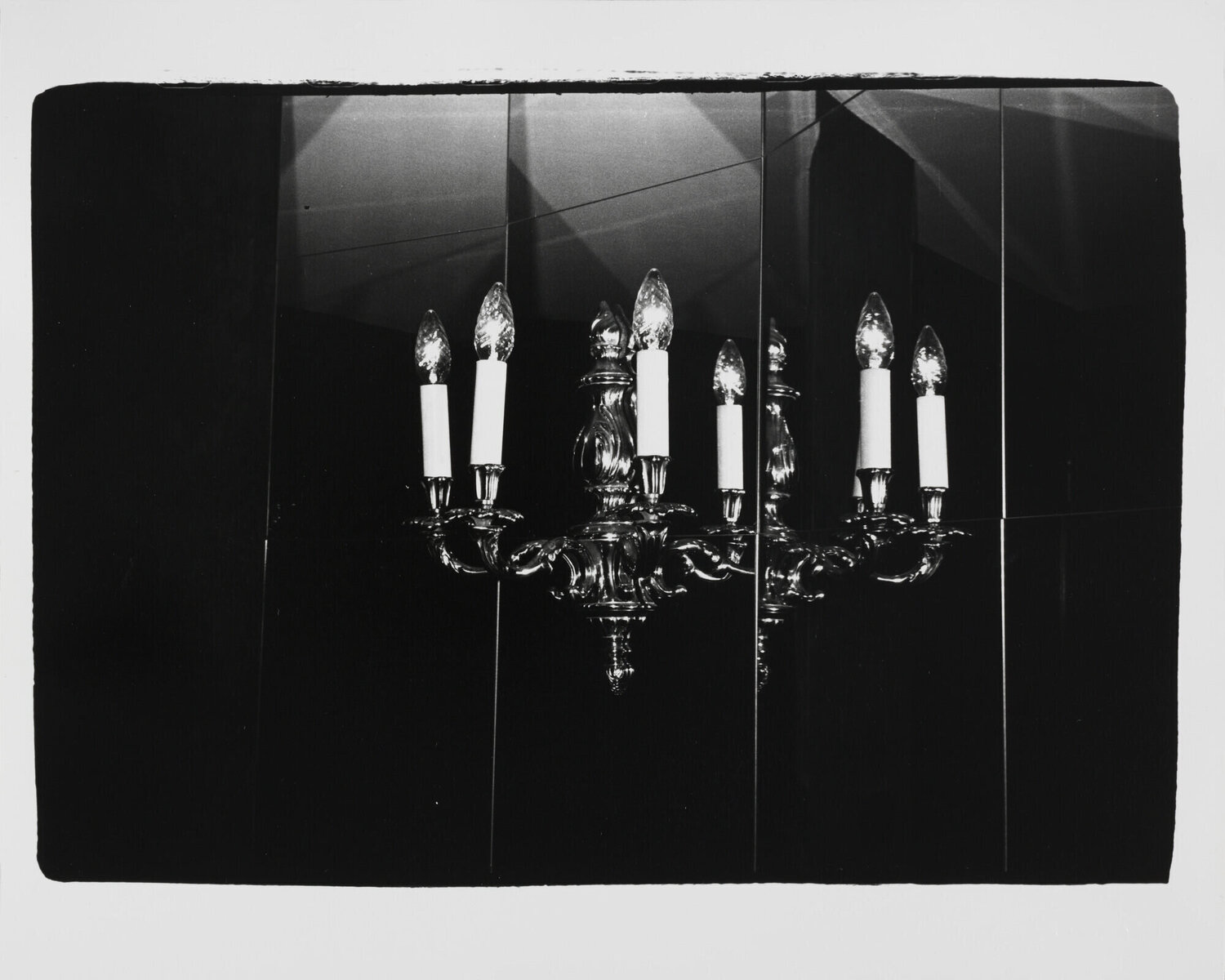 Gelatin silver print of Wall Sconce by Andy Warhol Andy Warhol Fotografie zu verkaufen