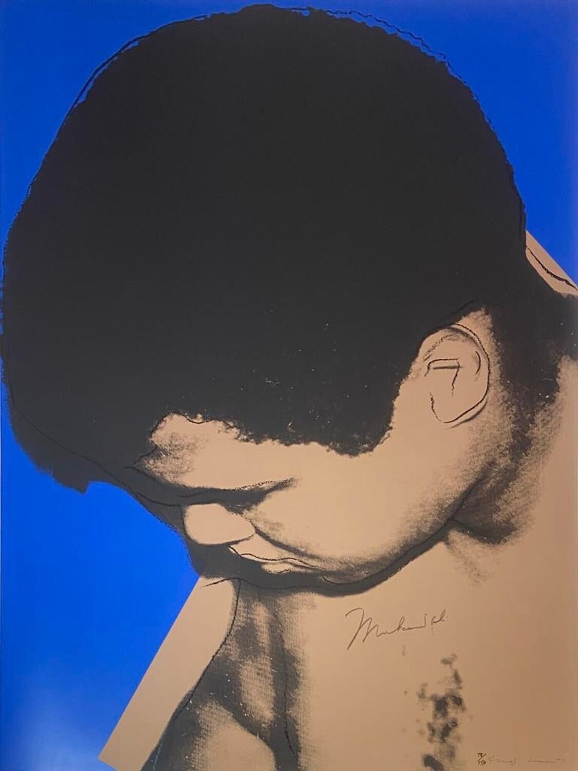 Muhammad Ali: Looking Down, II.180 Andy Warhol Afdruk te koop