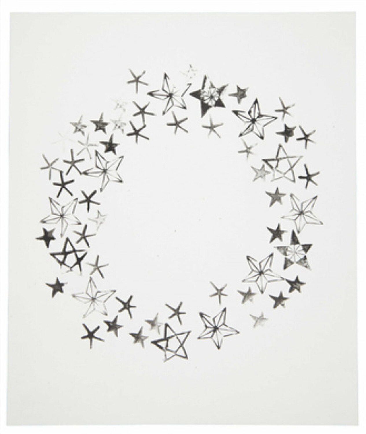 Wreath and Stars Andy Warhol Werk auf Papier zu verkaufen