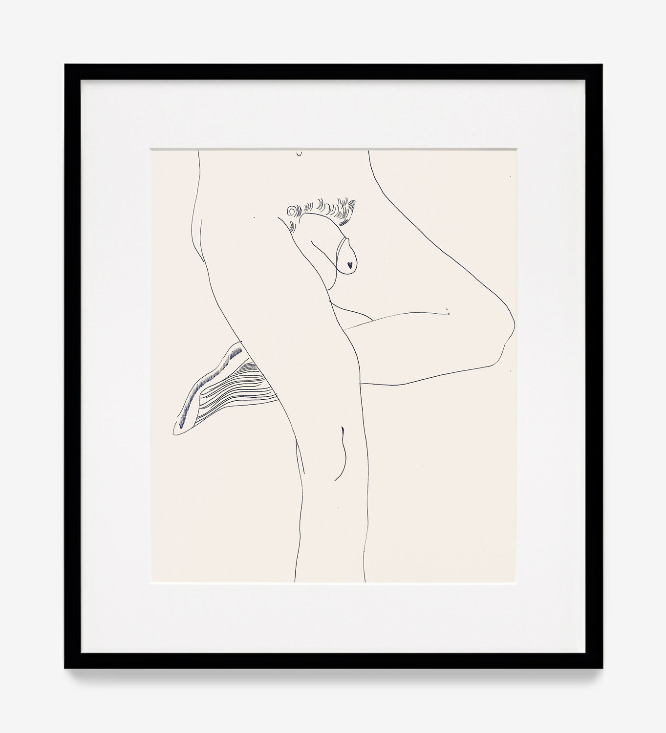 Male Nude Sitting Andy Warhol Opera su carta in vendita