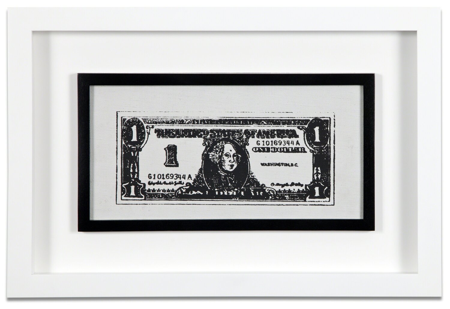 Untitled (Dollar Bill) Andy Warhol Origineel schilderij te koop