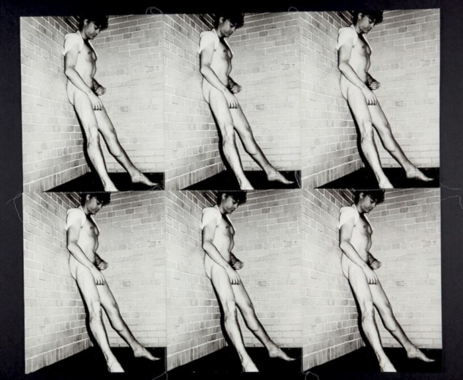 Nude Male Six Stitched Andy Warhol Fotografia in vendita