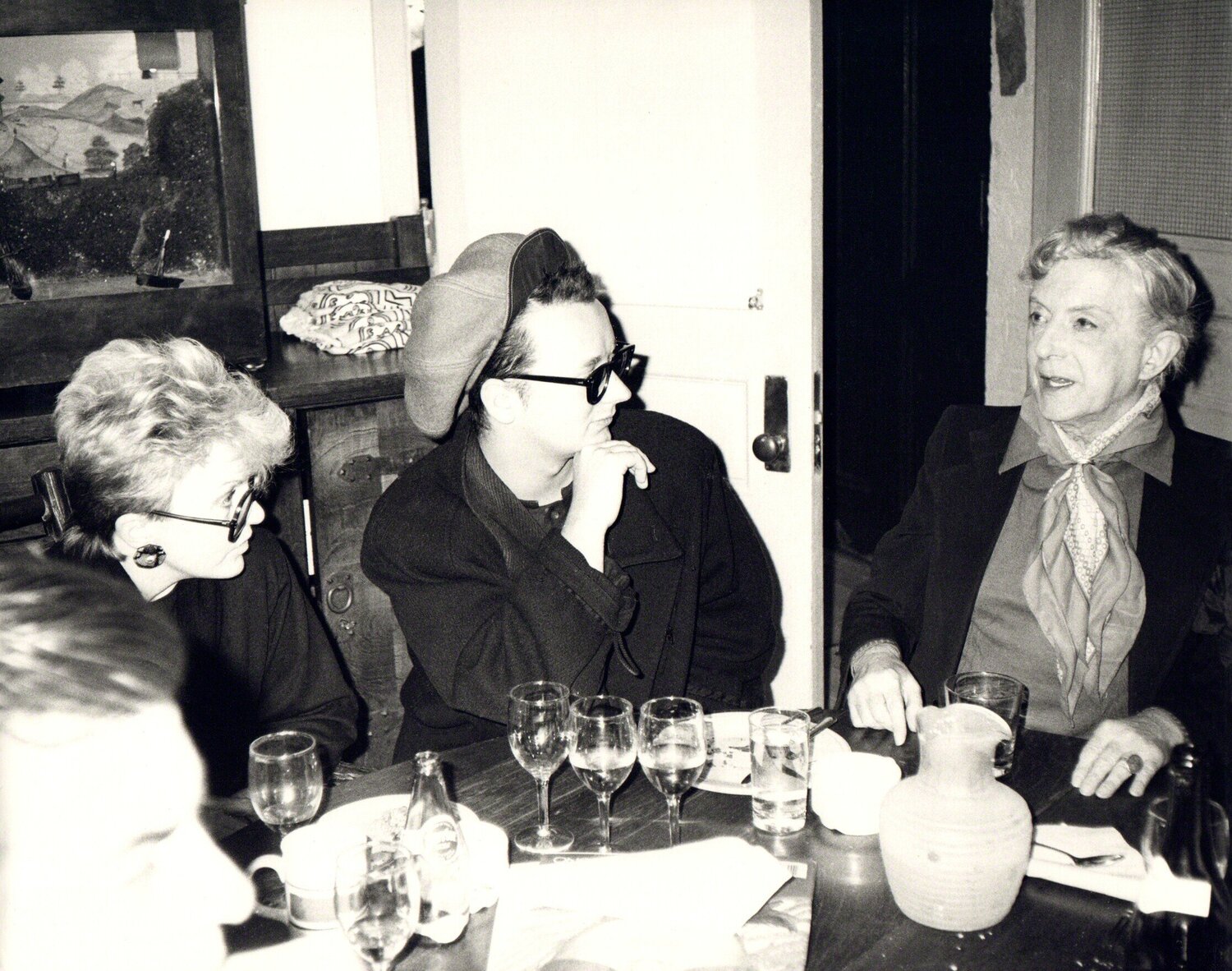 Judith Krantz, Boy George and Quentin Crisp Andy Warhol Fotografia in vendita