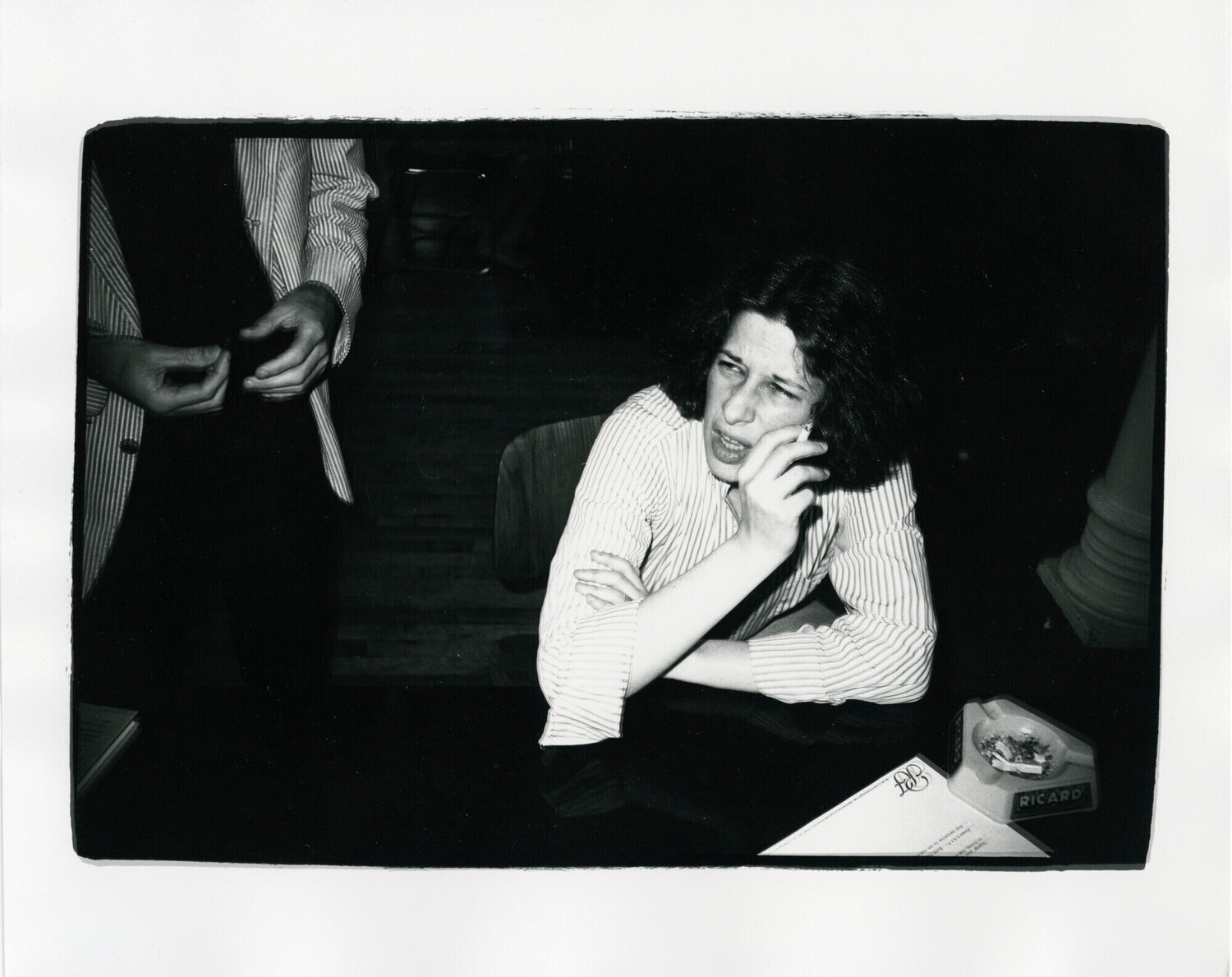 Fran Lebowitz Smoking Andy Warhol Fotografia in vendita