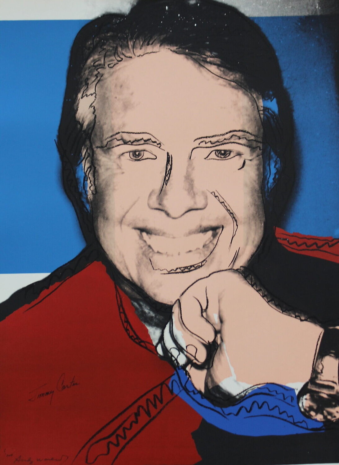 Jimmy Carter 11 (FS 11.151) Andy Warhol Stampa in vendita