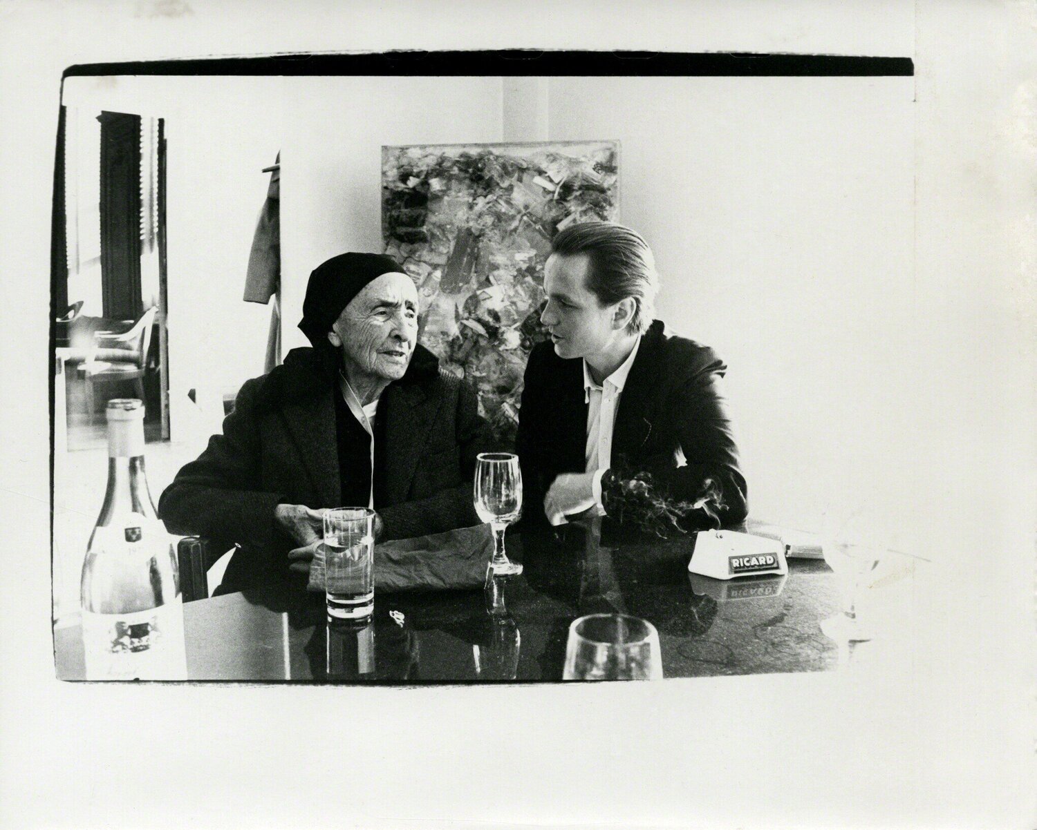Georgia O'Keeffe with Juan Usle Andy Warhol Fotografia in vendita