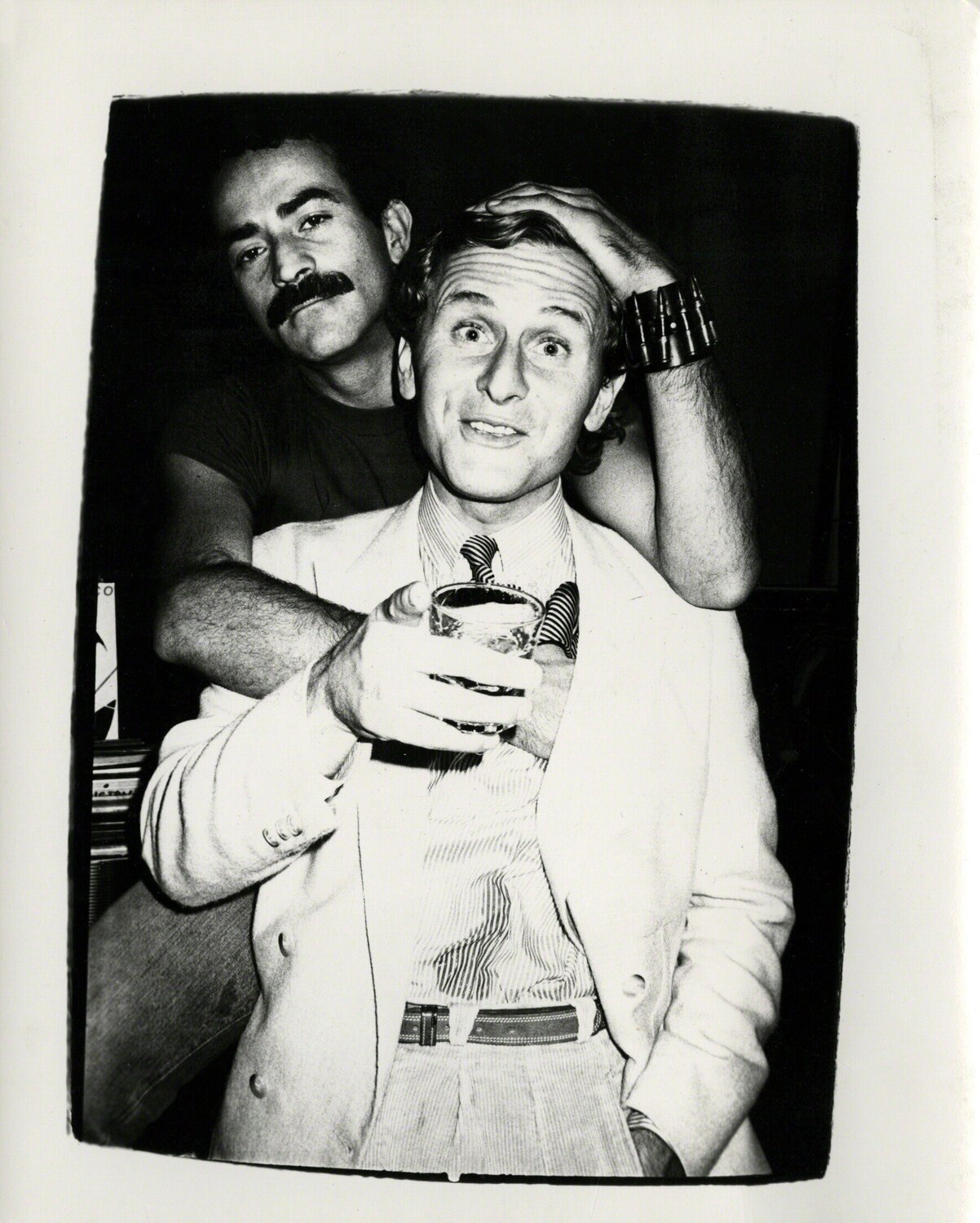 Thomas Ammann with Victor Hugo Andy Warhol Fotografie zu verkaufen