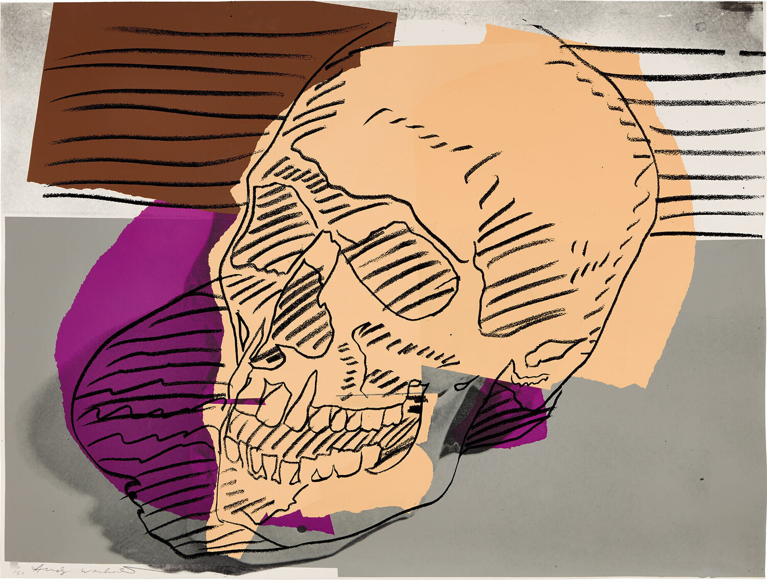Skulls (FS II.157) by Andy Warhol (1976) : Print Screen
