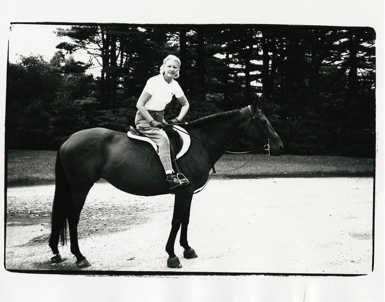 C. Z. Guest Riding Horse Andy Warhol Fotografie zu verkaufen