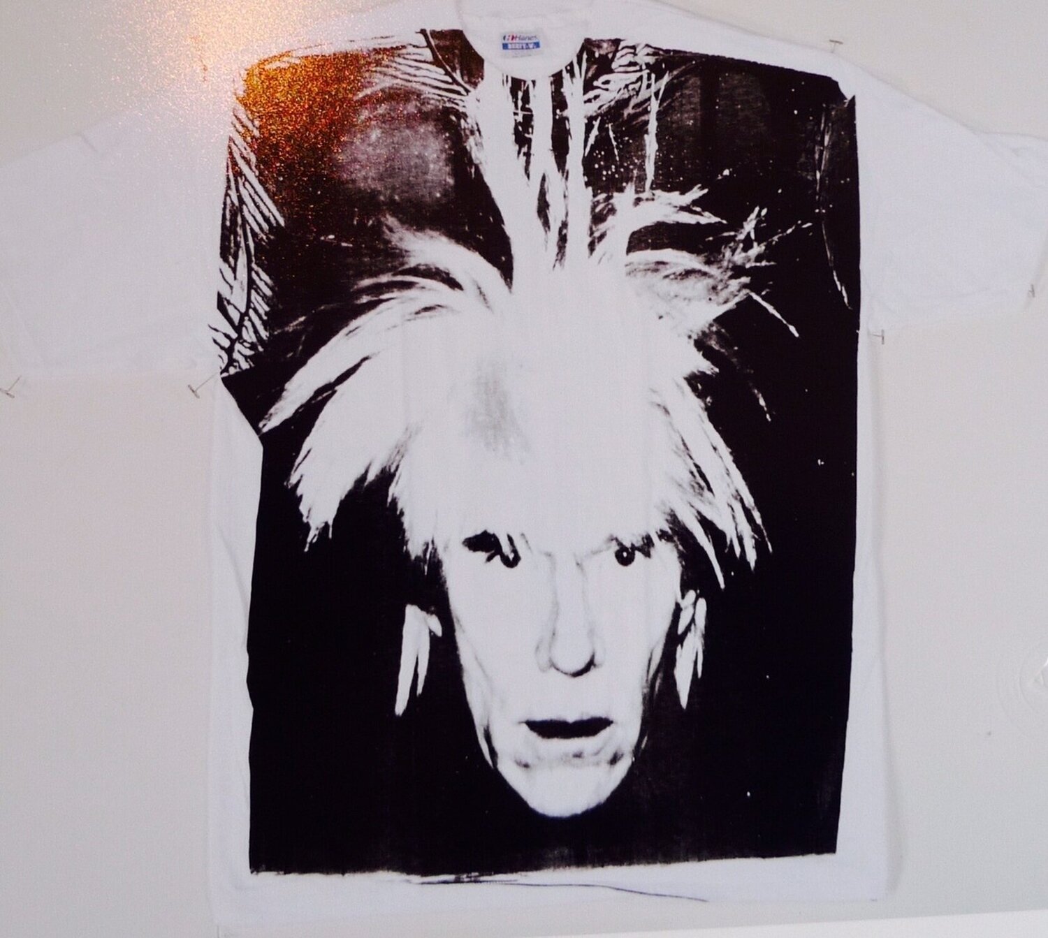 Self-Portrait with fright wig Andy Warhol Stampa in vendita