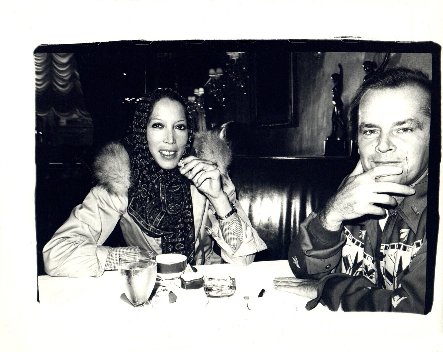 Marina Schiano and Jack Nicholson Andy Warhol Fotografia in vendita