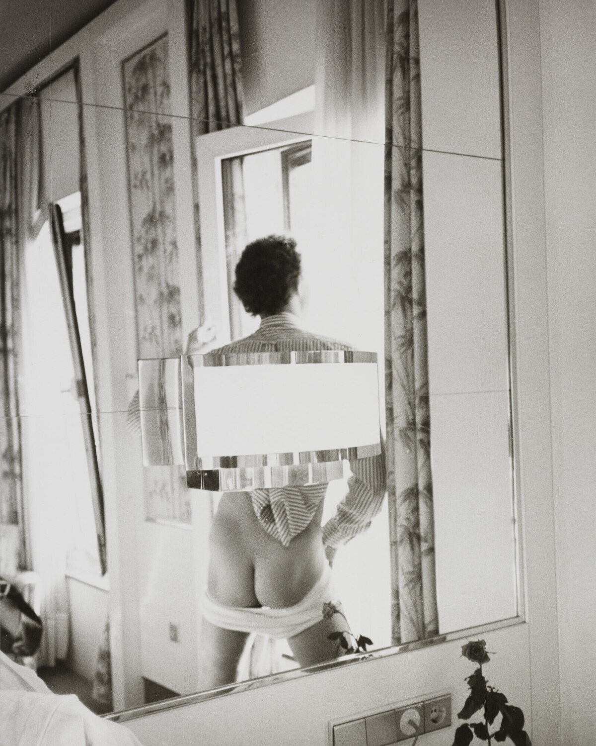 Gelatin silver print of Unidentified Man at Window by Andy Warhol Andy Warhol Fotografie zu verkaufen
