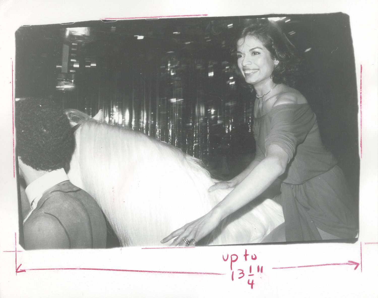 Bianca Jagger - Birthday Party at Studio 54 Andy Warhol Fotografia in vendita