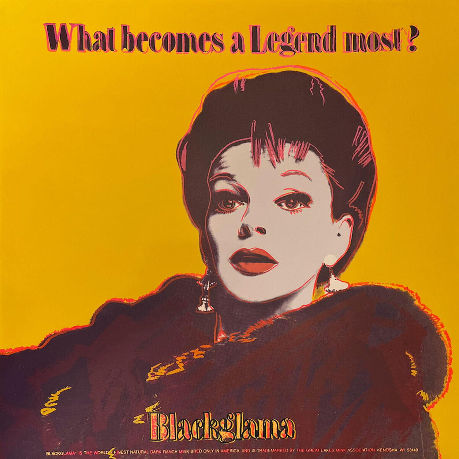 Blackglama (Judy Garland) Trial Proof (FS.II 351) Andy Warhol Stampa in vendita