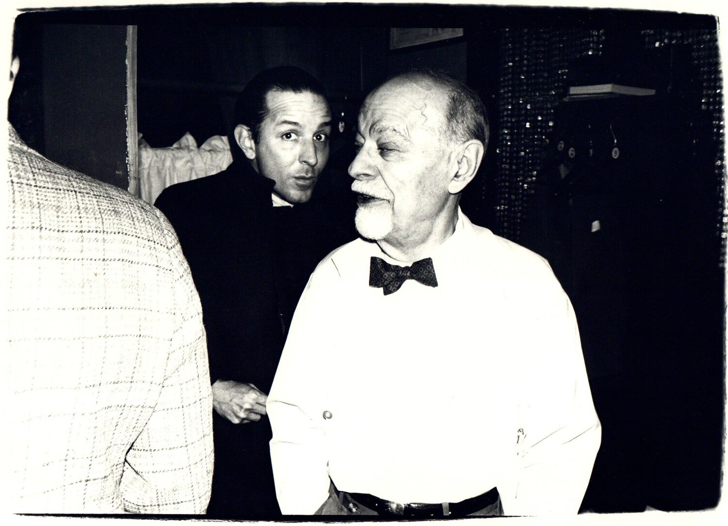 Fred Hughes and a Man Andy Warhol Fotografia in vendita