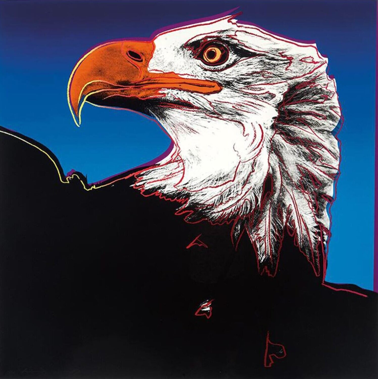 Bald Eagle FS II.296 Andy Warhol Stampa in vendita
