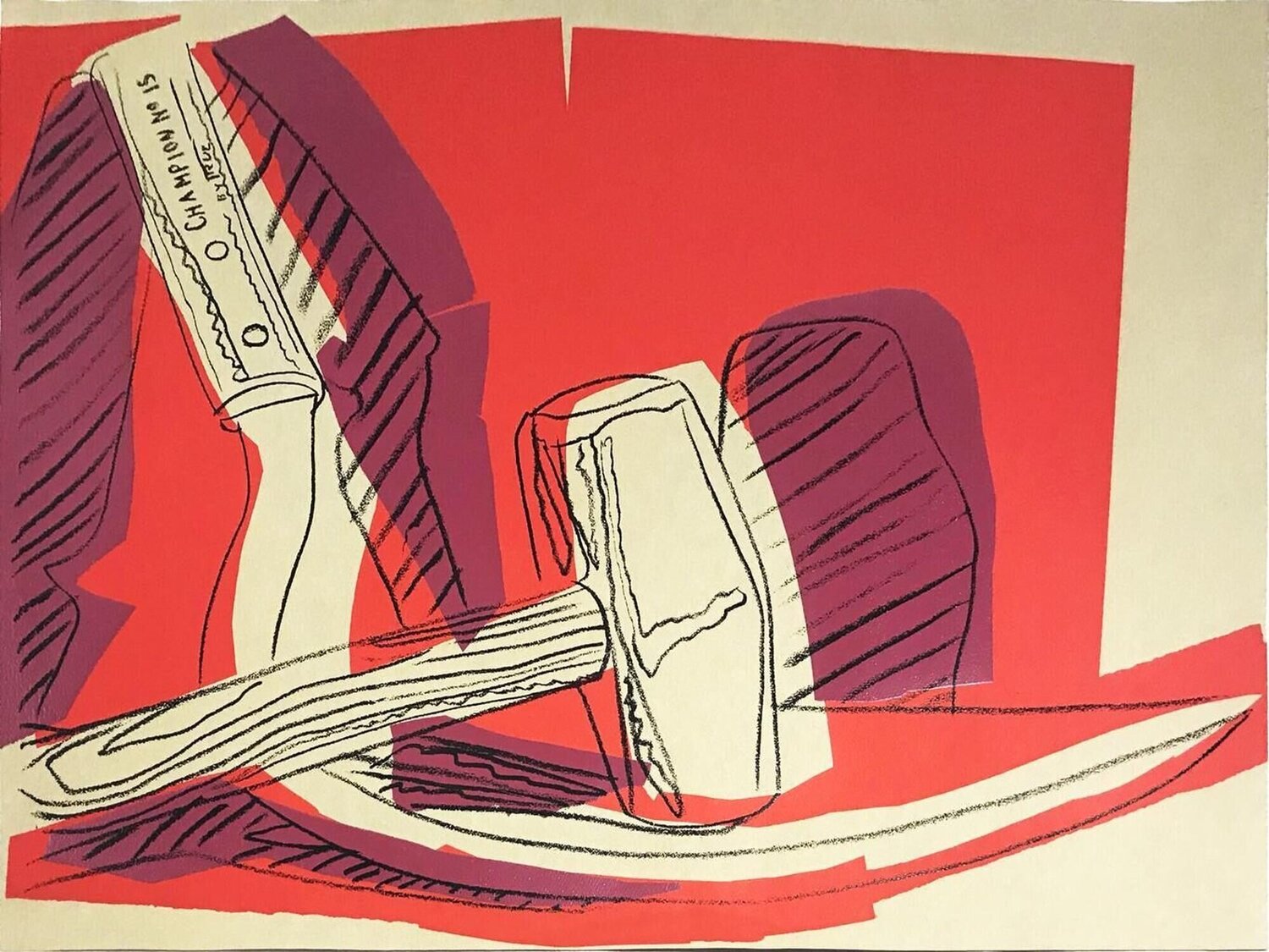 Hammer & Sickle, II.162 Andy Warhol Stampa in vendita