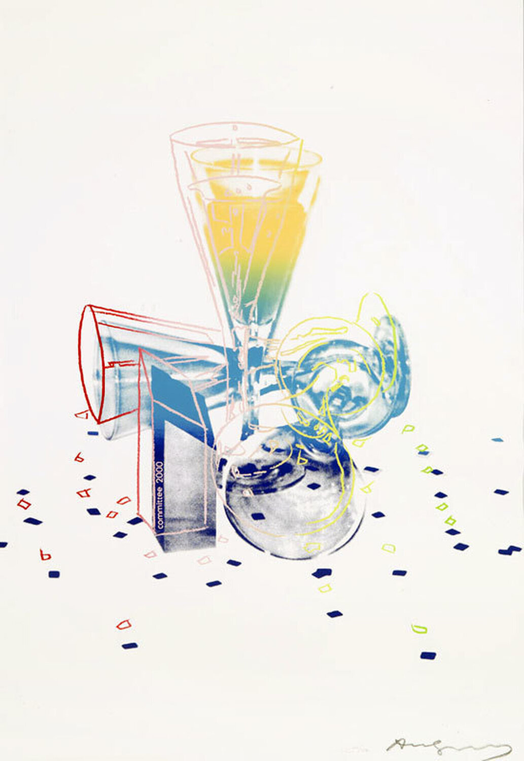 Committee 2000 (II.289) Andy Warhol Afdruk te koop