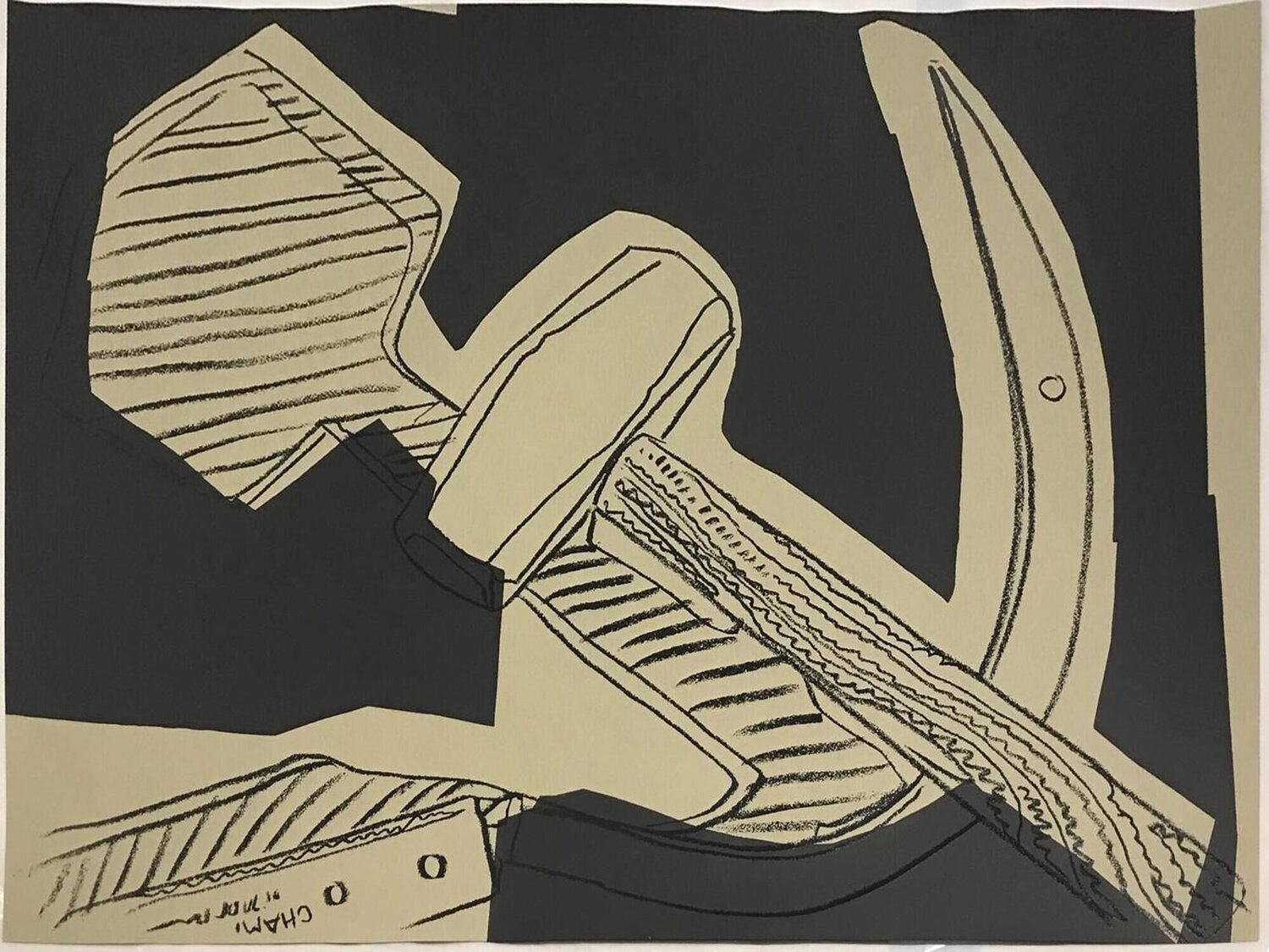 Hammer & Sickle, II.164 Andy Warhol Afdruk te koop