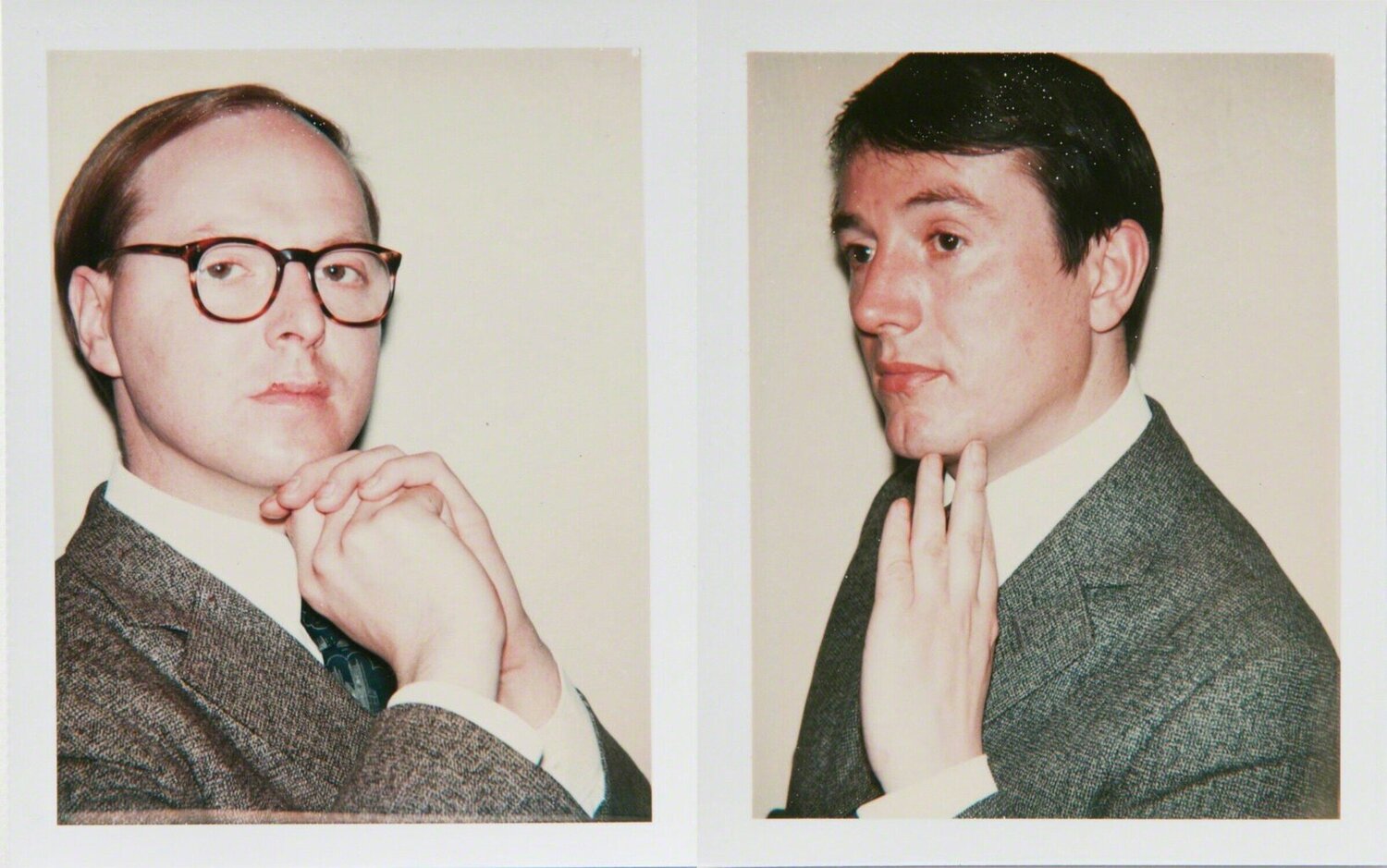 Gilbert and George, 2 Polaroids Andy Warhol Fotografia in vendita