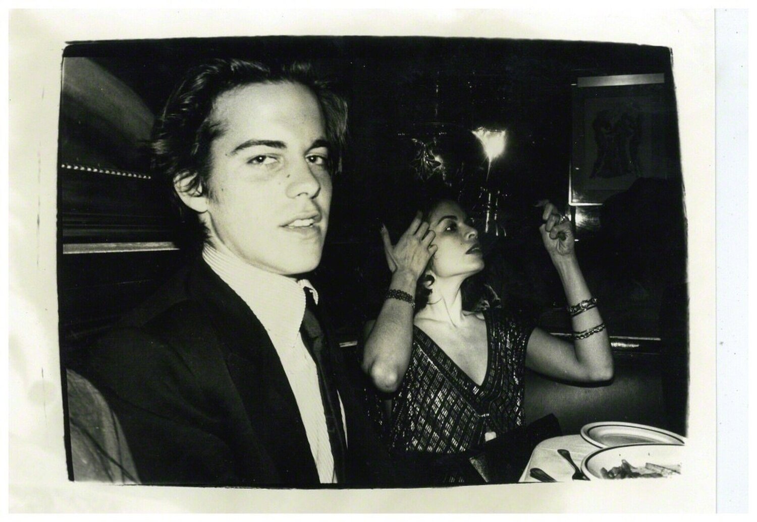 John Stockwell and Bianca Jagger Andy Warhol Fotografia in vendita