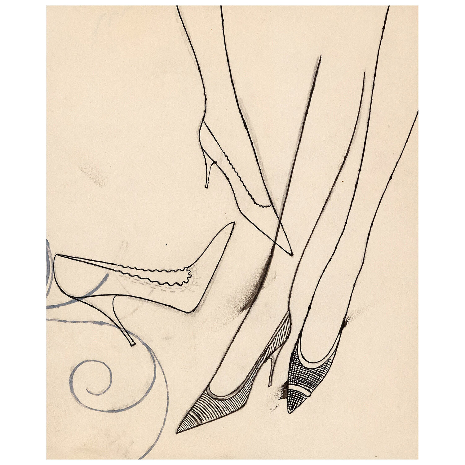 Fashion Shoes Andy Warhol Opera su carta in vendita