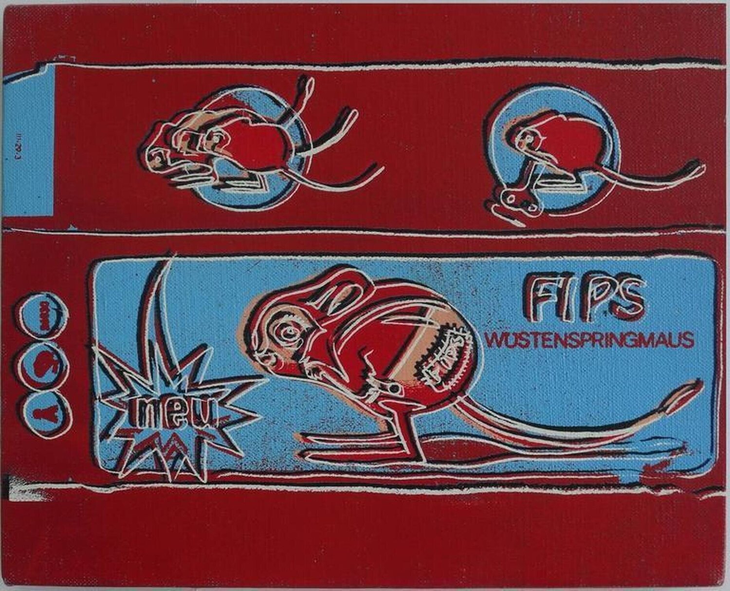 Toy Painting Fips Andy Warhol Dipinto originale in vendita