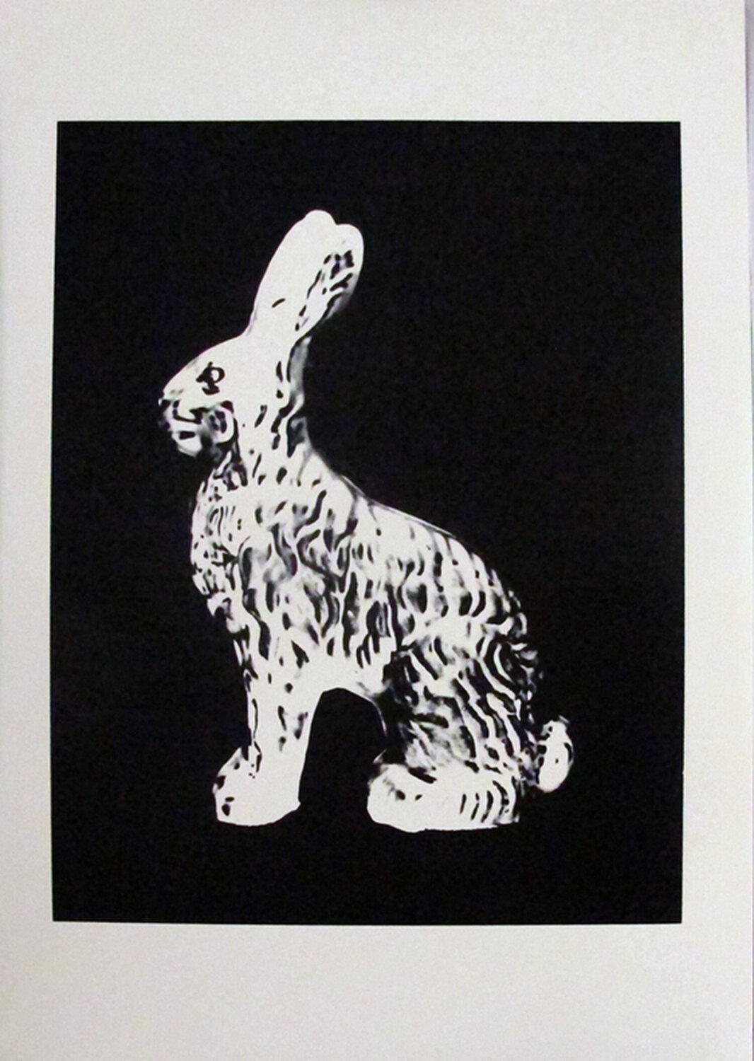 Chocolate Bunny Andy Warhol Print for sale