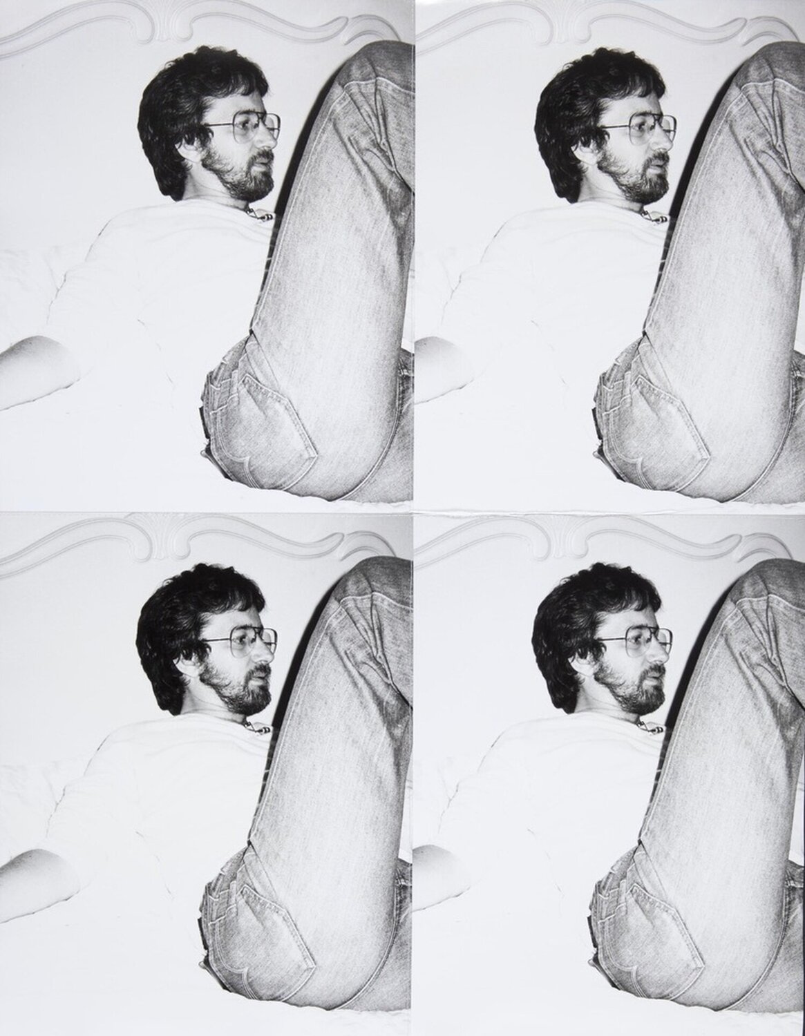 Steven Spielberg Four Stitched Andy Warhol Fotografia in vendita