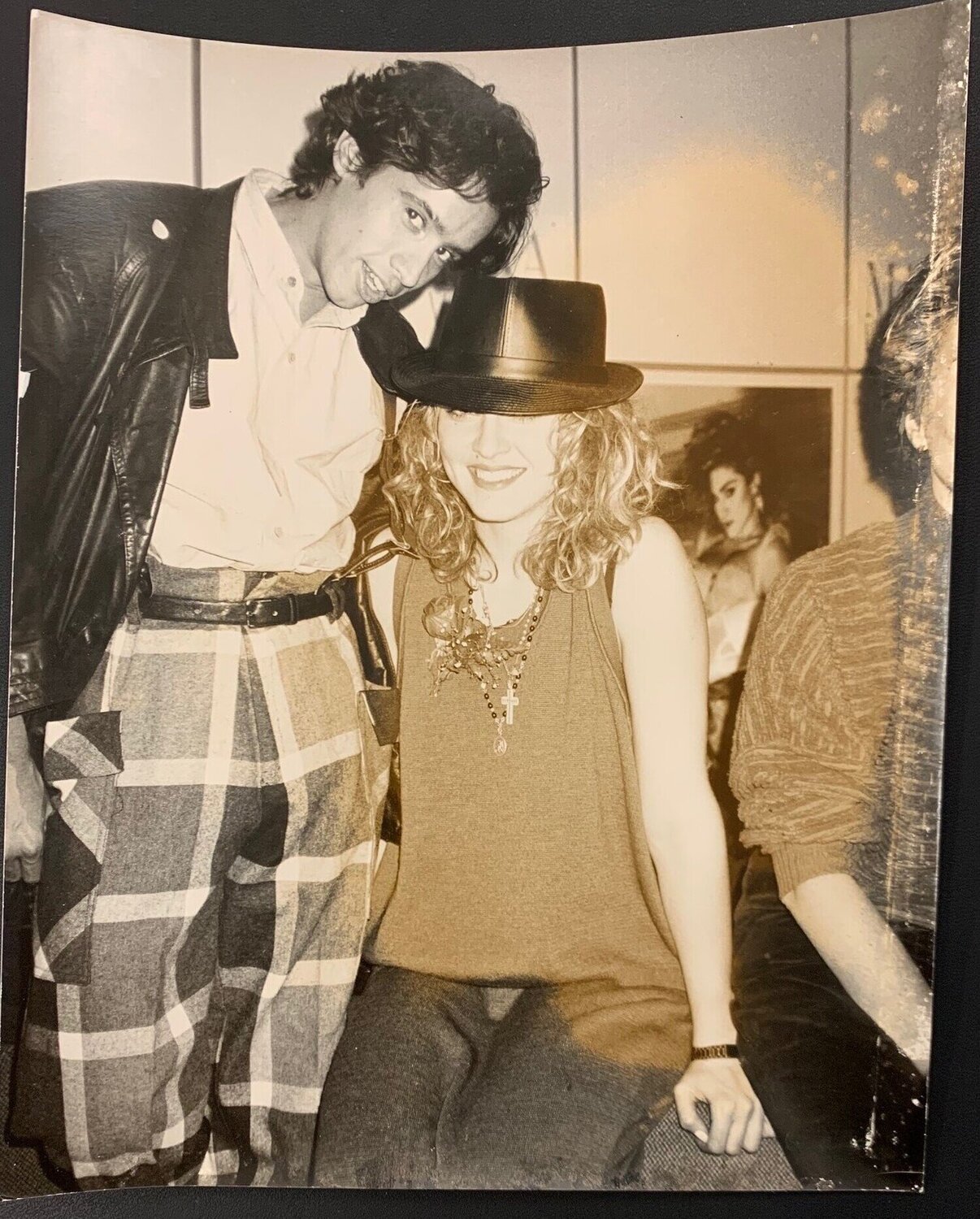 Madonna and John “Jellybean” Benitez Andy Warhol Fotografia in vendita