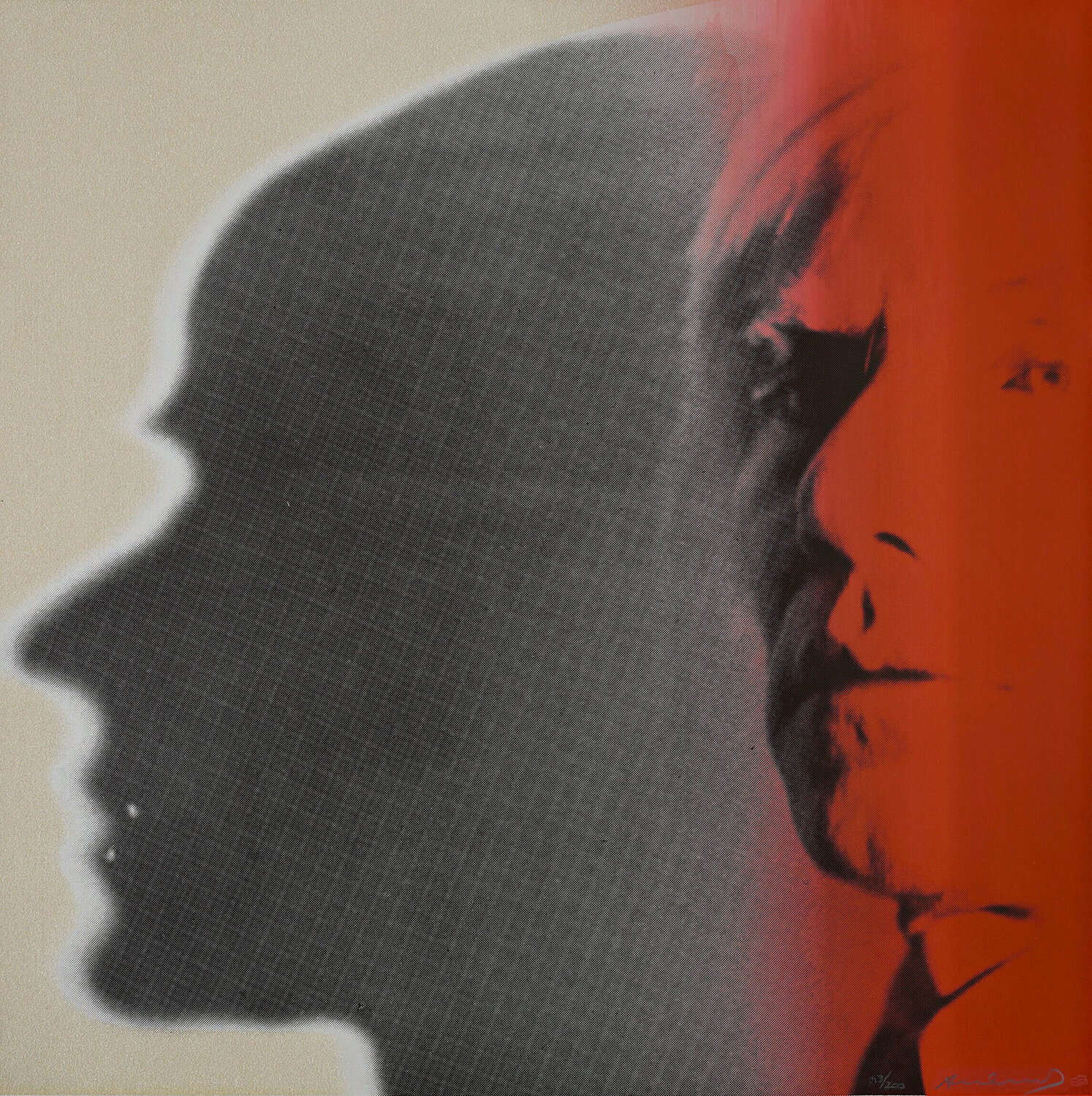 The Shadow' Color Screenprint, 1981 Andy Warhol Stampa in vendita
