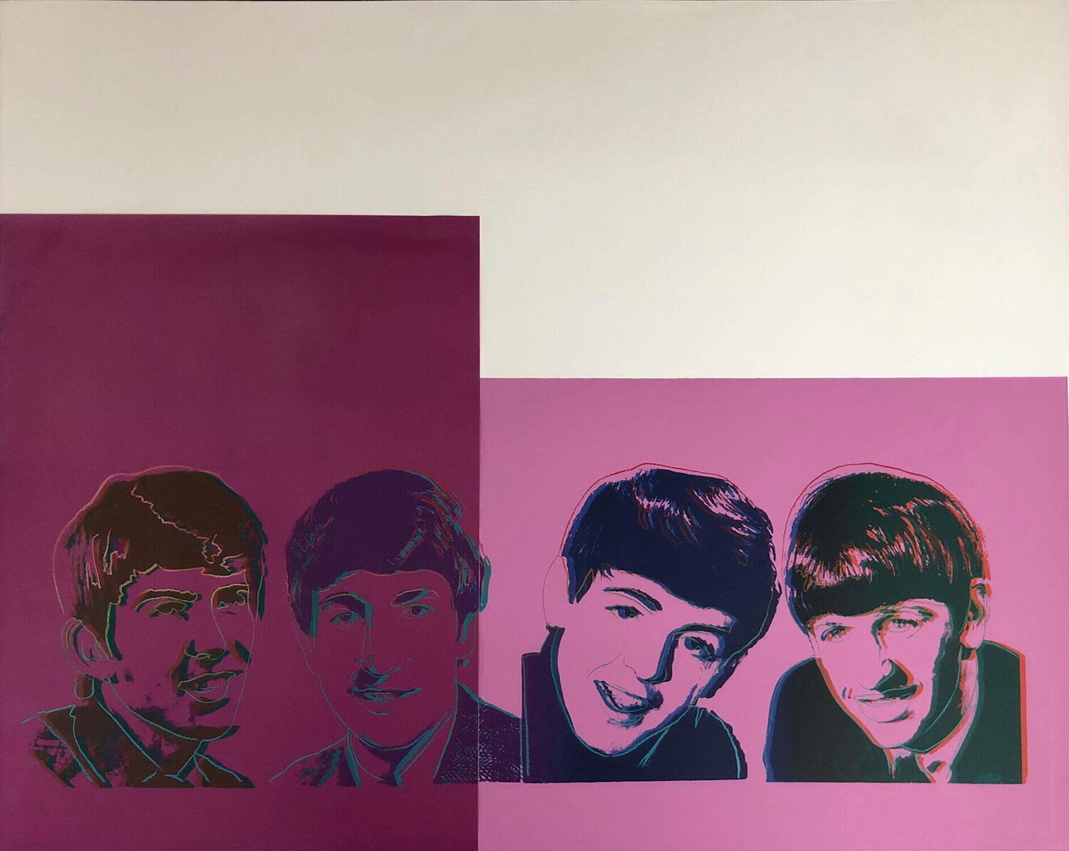 Beatles (FS IIIB.5A) (Unique) Andy Warhol Afdruk te koop