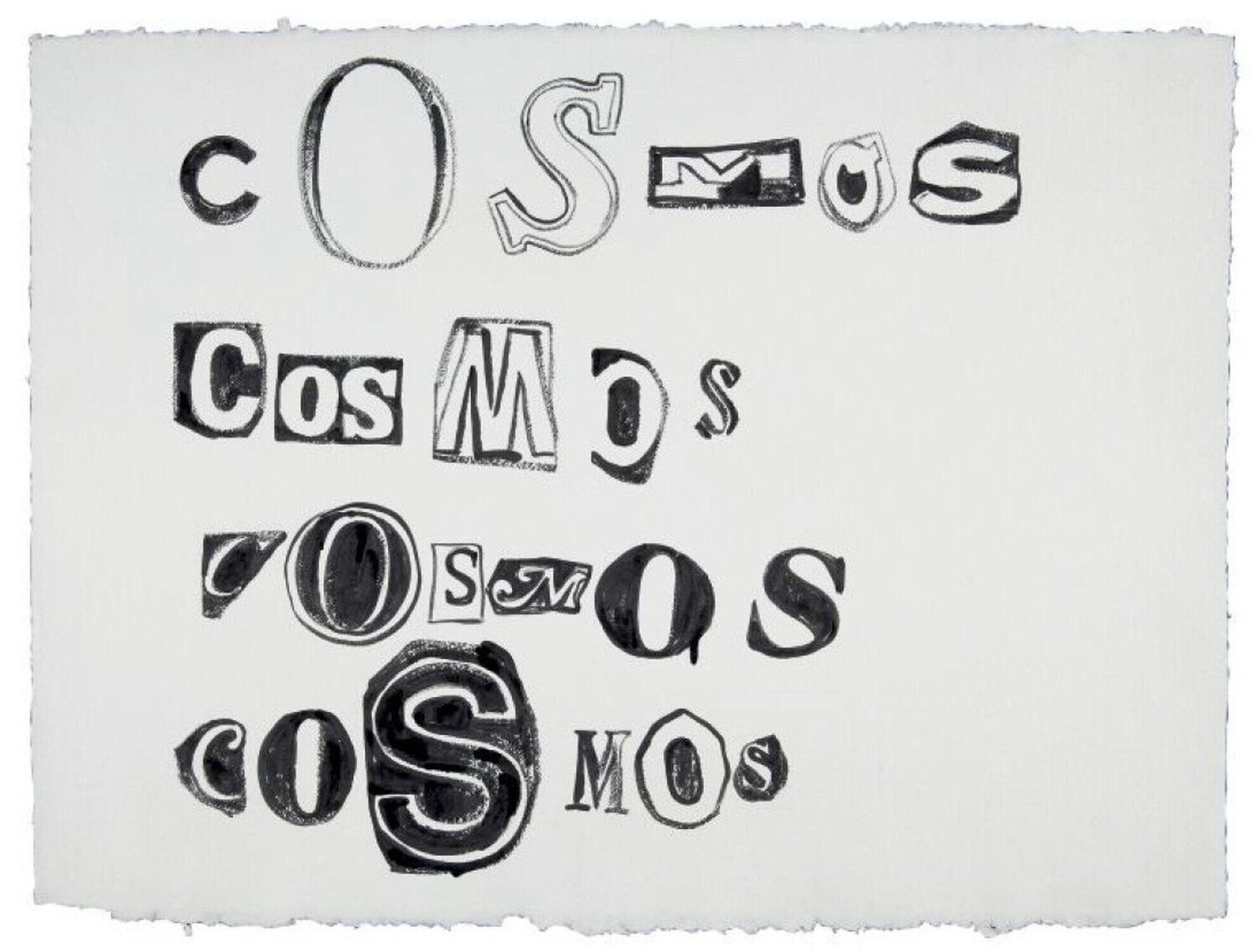 Cosmos Andy Warhol Werk op papier te koop