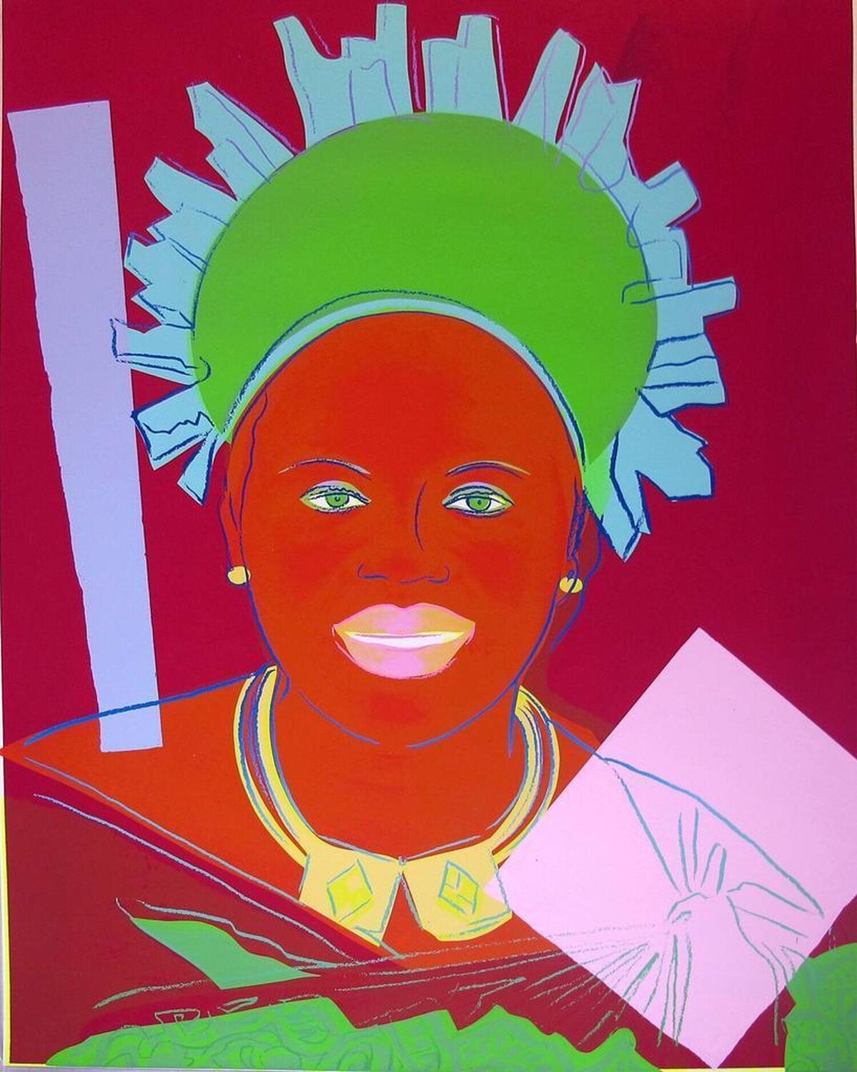 Reigning Queens: Queen Ntombi Twala of Swaziland Andy Warhol Druck zu verkaufen