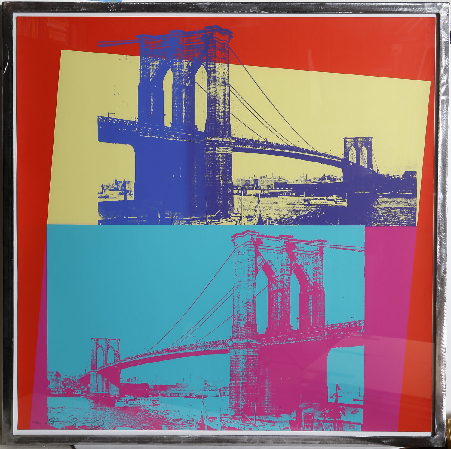Brooklyn Bridge Andy Warhol Stampa in vendita