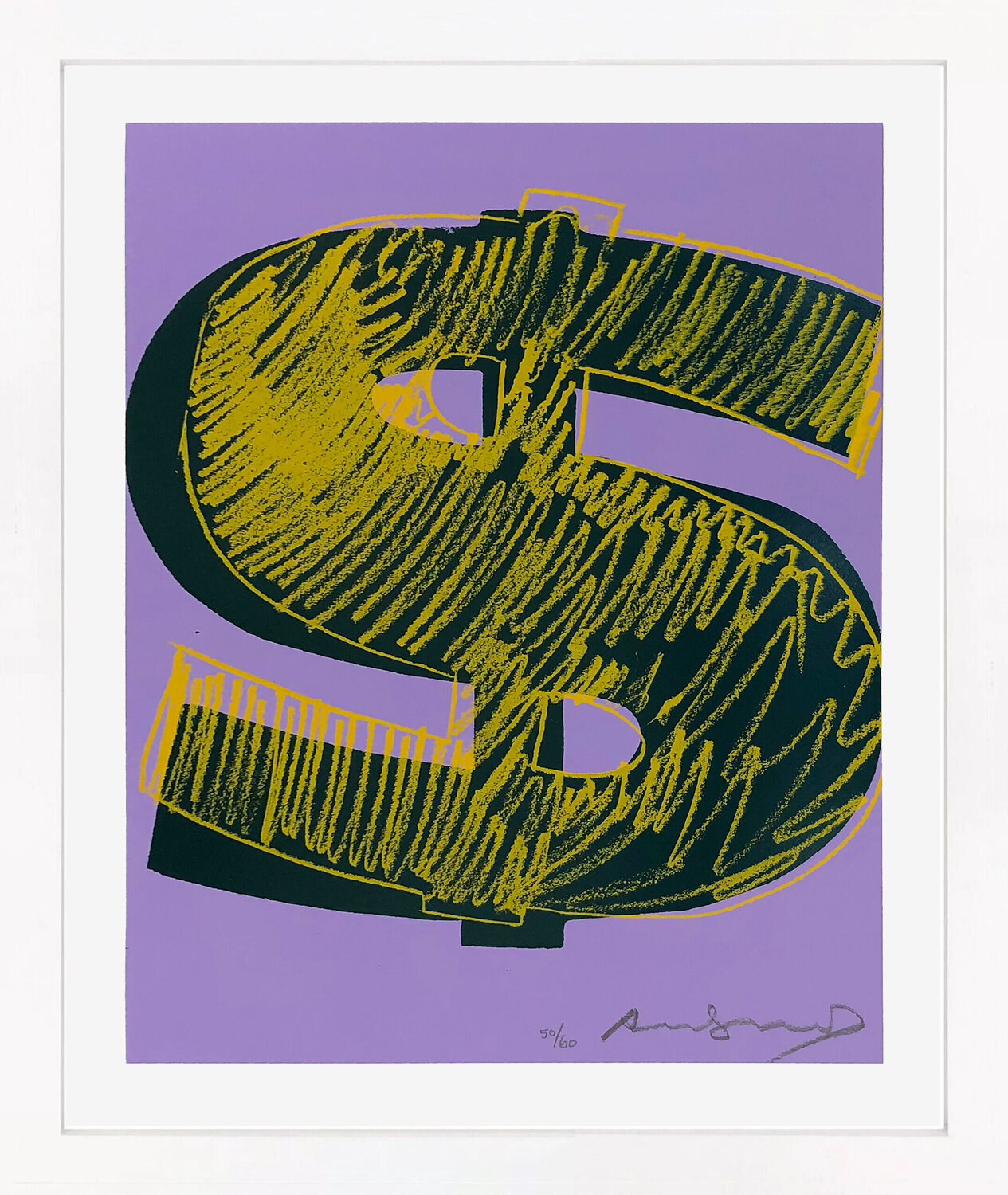 $(1) FS II.277 (unique hand signed screen print) Andy Warhol Stampa in vendita