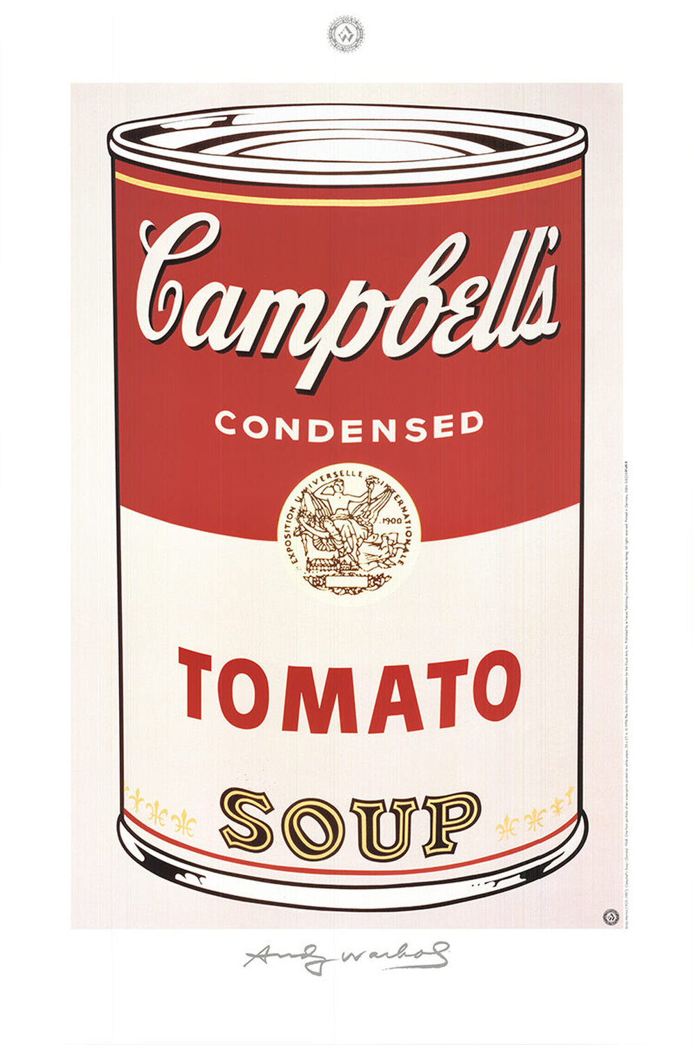 Campbell's Soup Can Andy Warhol Stampa in vendita