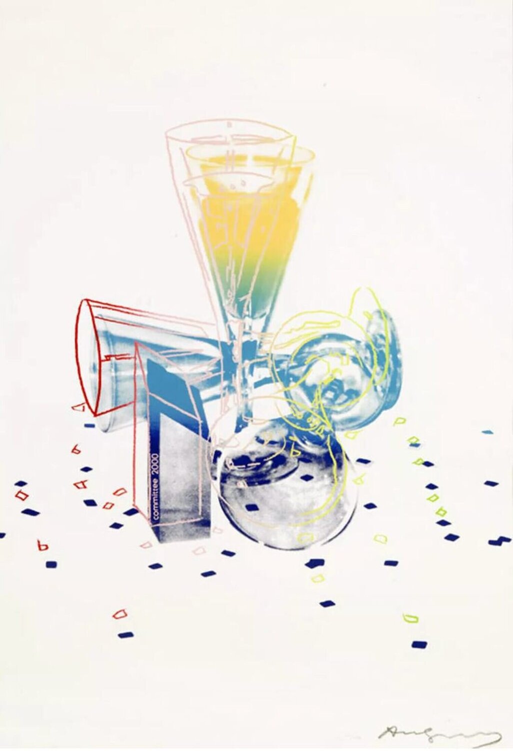 Committee 2000 Andy Warhol Print for sale