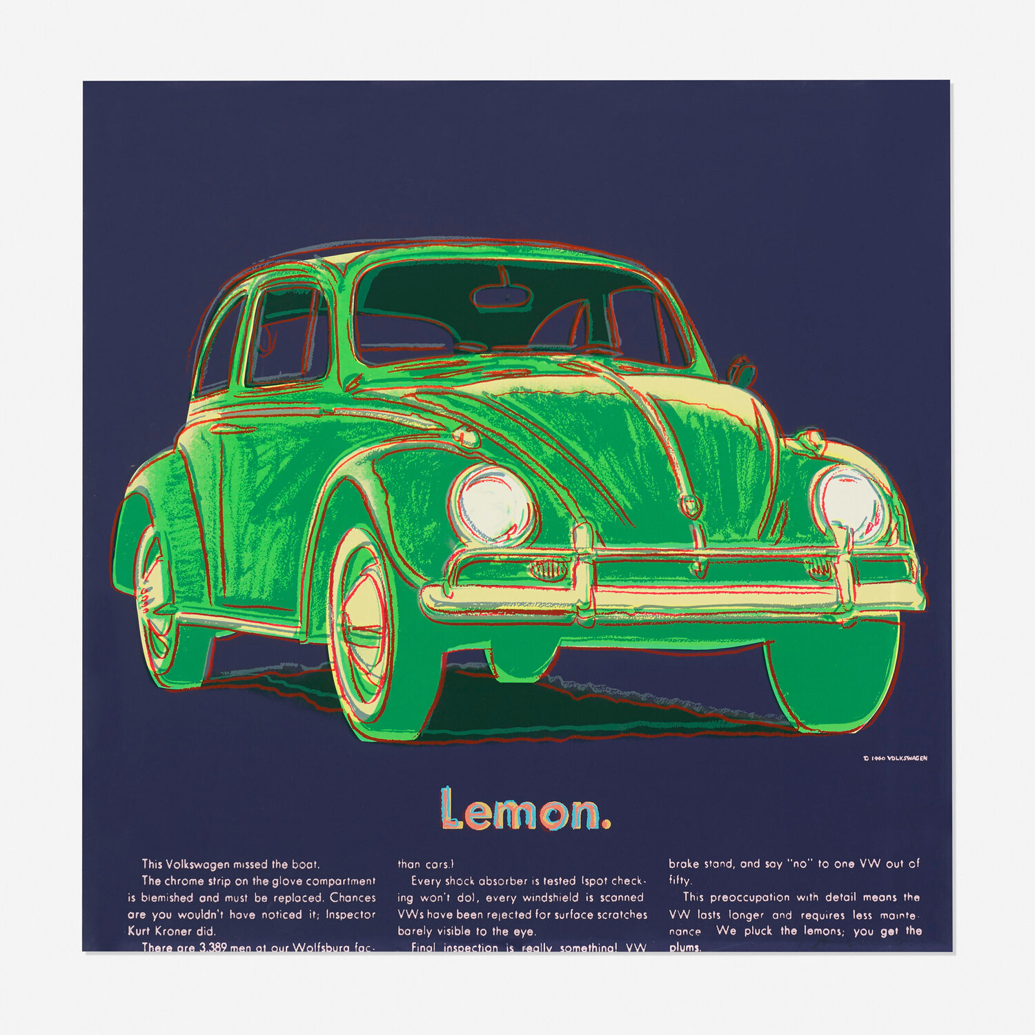Volkswagen (F. & S. II.358) Andy Warhol Druck zu verkaufen
