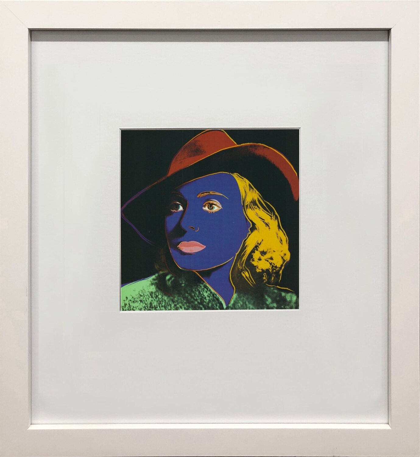 Portrait of Ingrid Bergman with Hat Andy Warhol Druck zu verkaufen