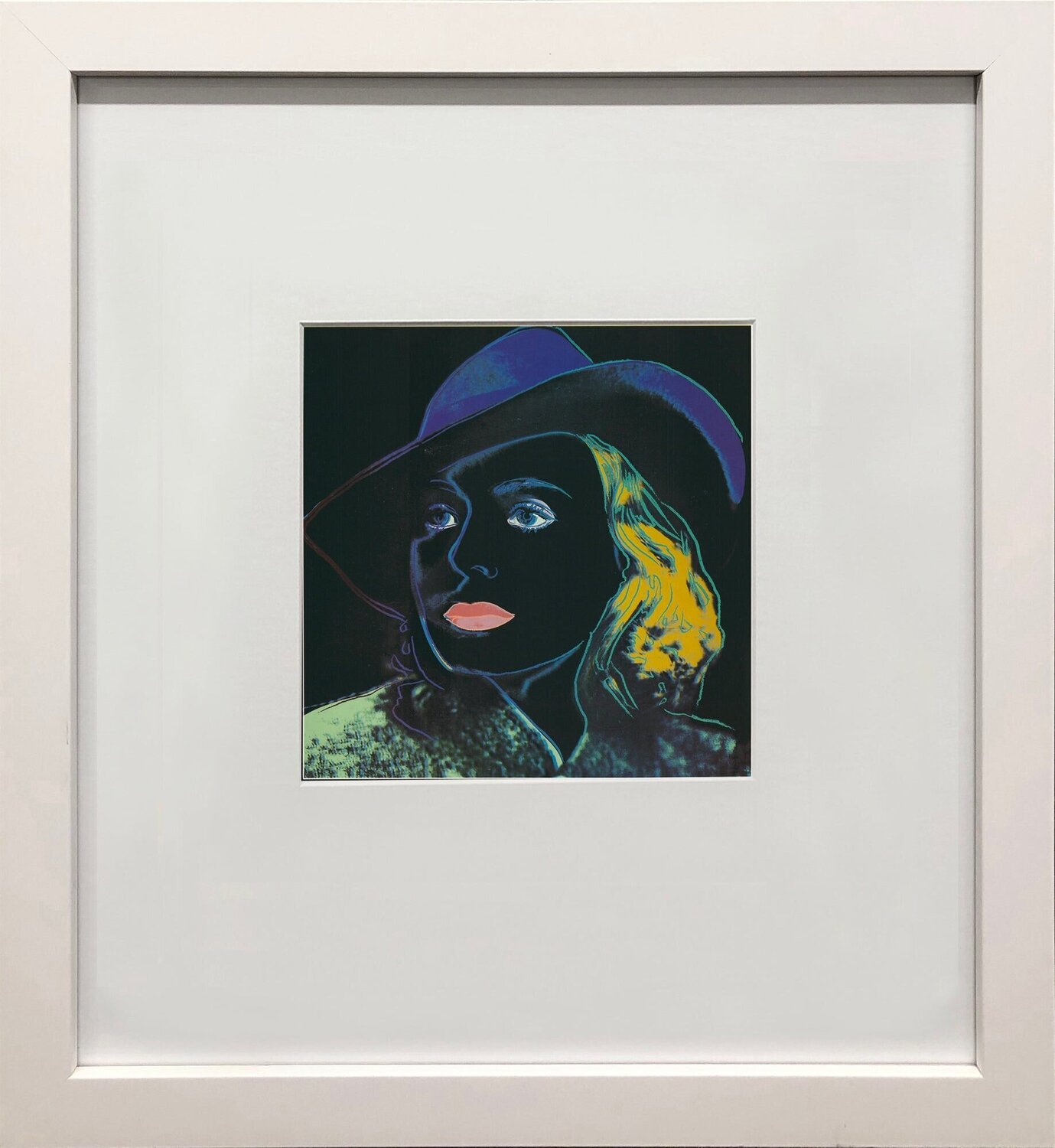 Portrait of Ingrid Bergman with Hat Andy Warhol Stampa in vendita