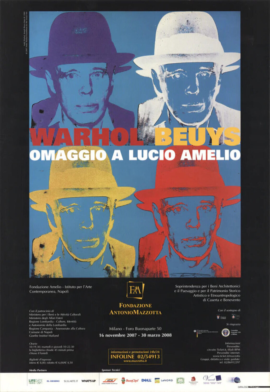 Joseph Beuys State III Andy Warhol Stampa in vendita