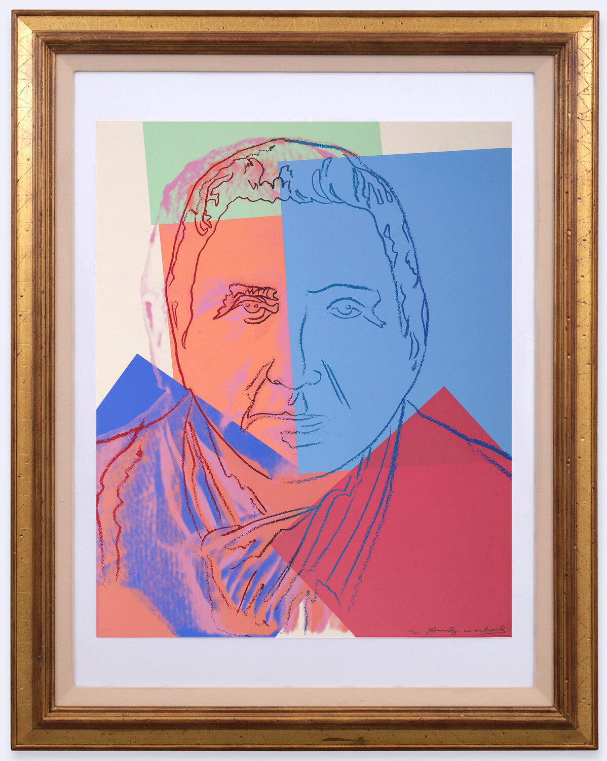 Gertrude Stein FS II.227 (hand signed screen print) Andy Warhol Stampa in vendita