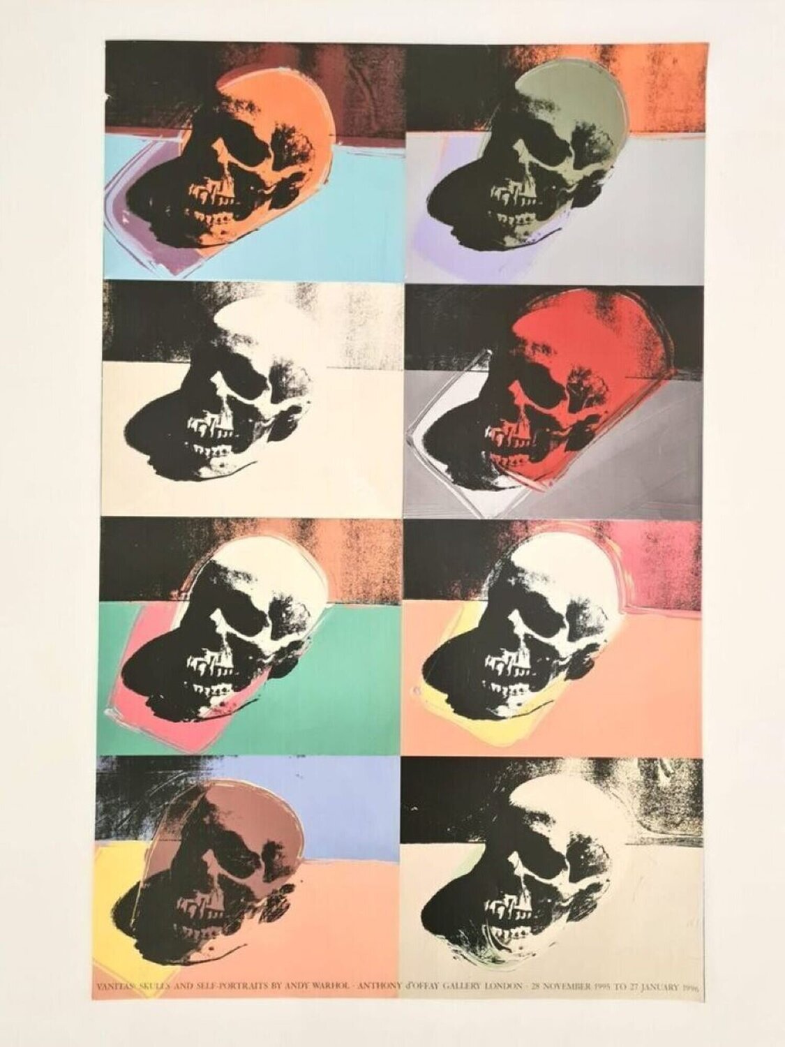 Vanitas: Skulls and Self-Portraits Andy Warhol Print for sale