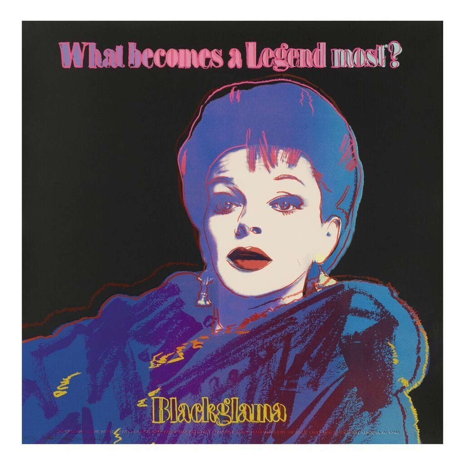 Blackglama Andy Warhol Print for sale