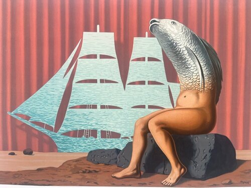 Un séduisant navire d'eau de mer by René Magritte, Print for Sale on Singulart