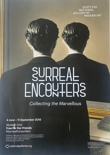 Surreal Encounters, Collecting the Marvellous, Scottish National Gallery of Modern Art Vintage Poster, FREE WORLDWIDE SHIPPING by René Magritte, Print for Sale on Singulart