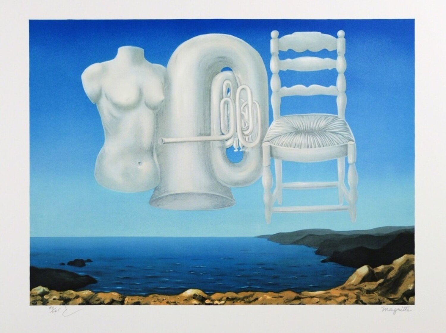Le Temps Menaçant René Magritte Stampa in vendita