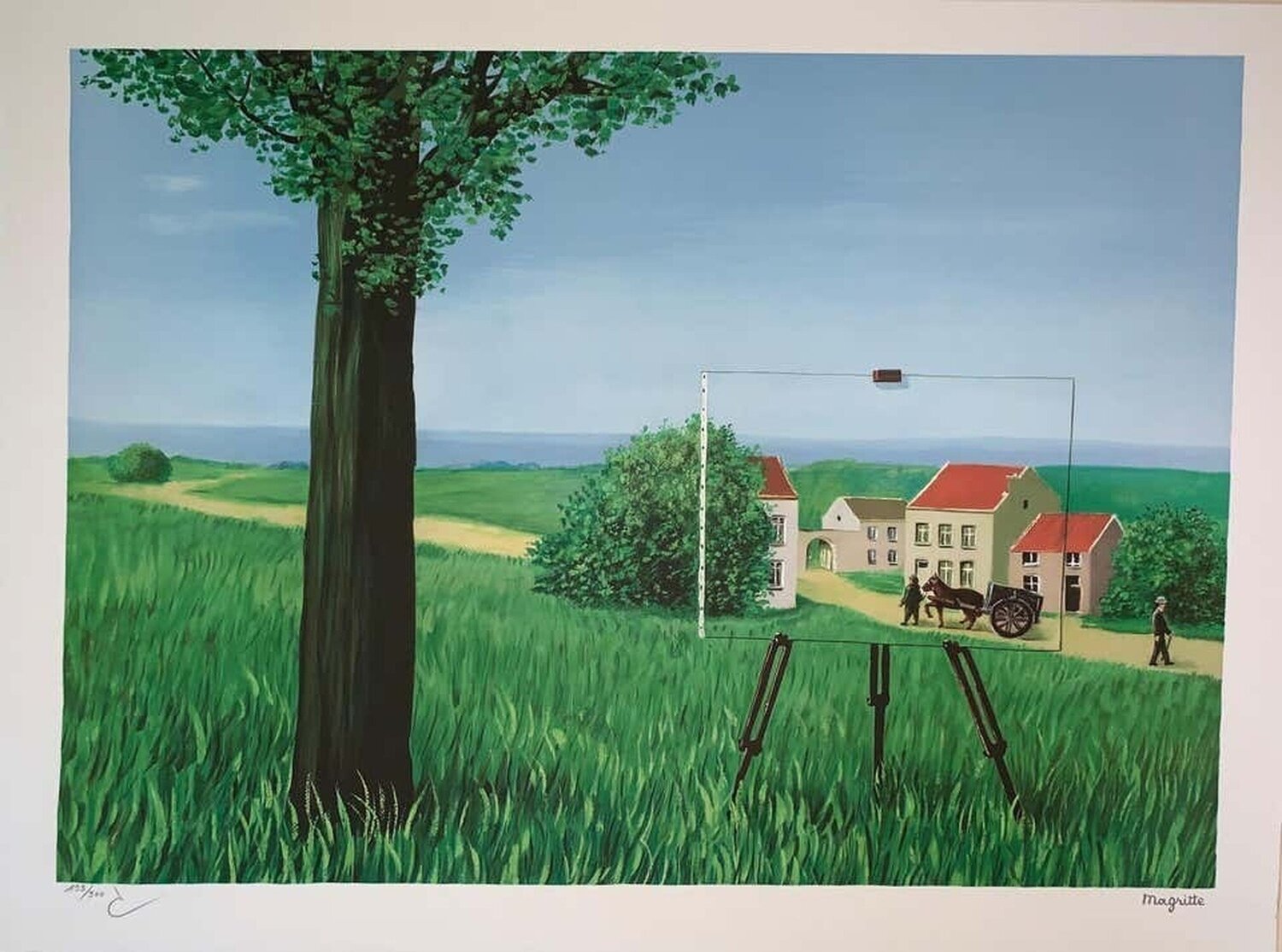 La Belle Captive René Magritte Print for sale