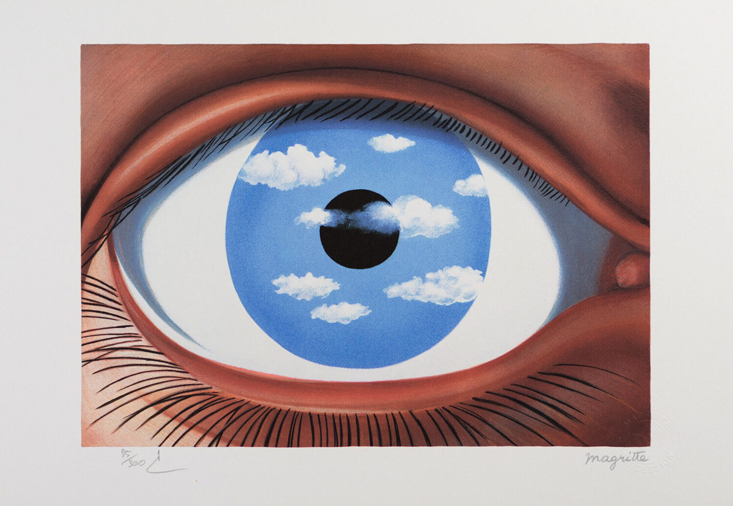 Le Faux Miroir René Magritte Stampa in vendita